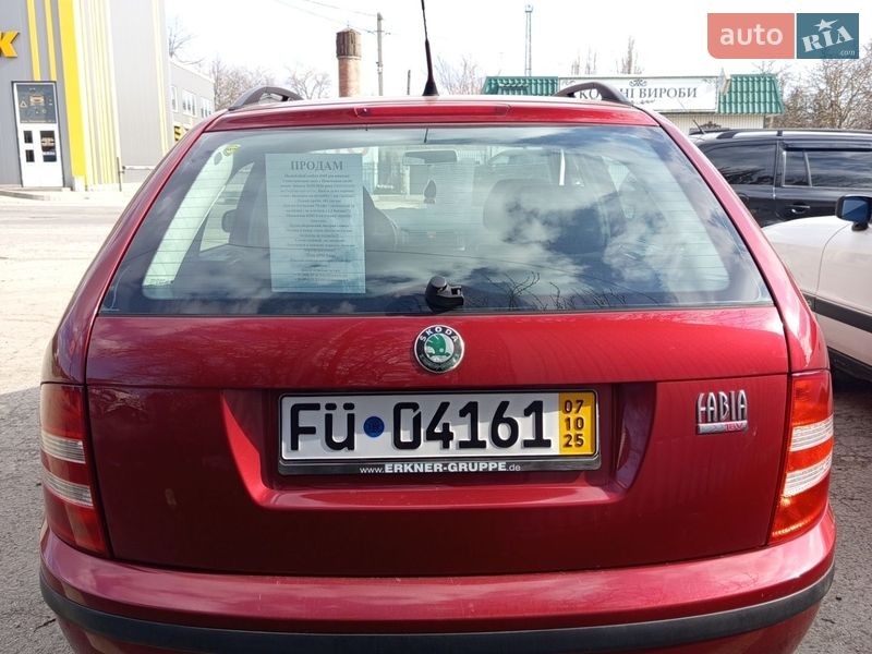 Універсал Skoda Fabia 2005 в Чернівцях фото 3 Універсал Skoda Fabia 2005 в Чернівцях
