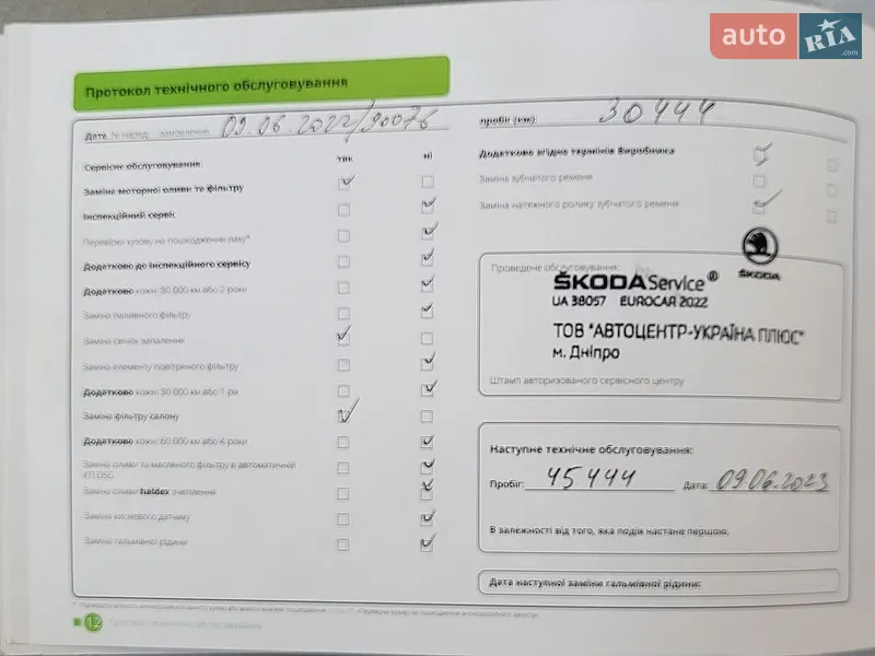 Хэтчбек Skoda Fabia 2021 в Киеве документ