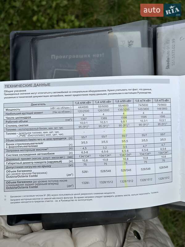 Ліфтбек Skoda Octavia 2002 в Вінниці