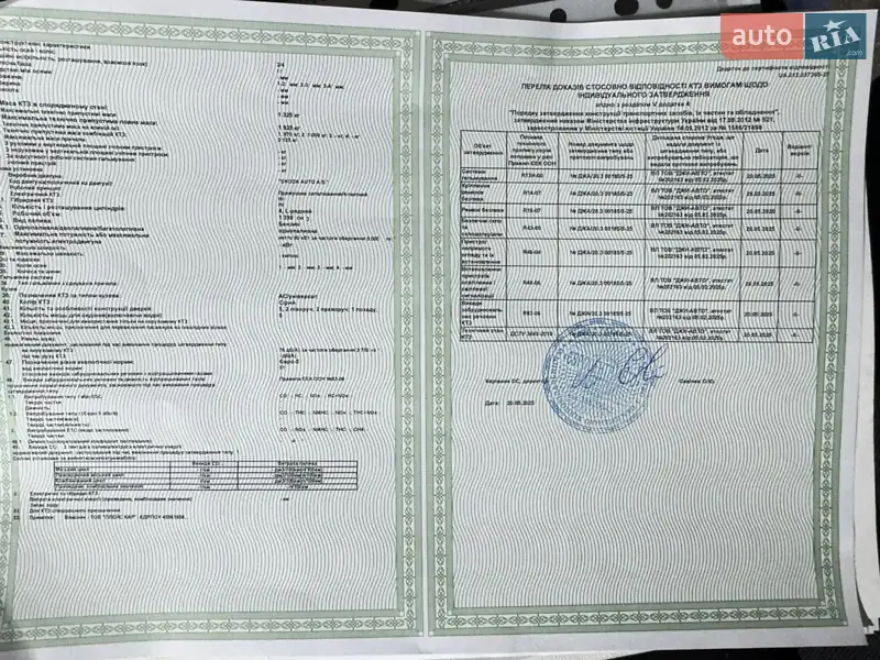 Универсал Skoda Octavia 2011 в Виннице документ
