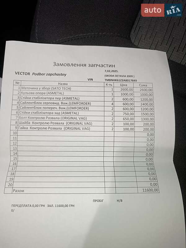 Универсал Skoda Octavia 2009 в Веселинове