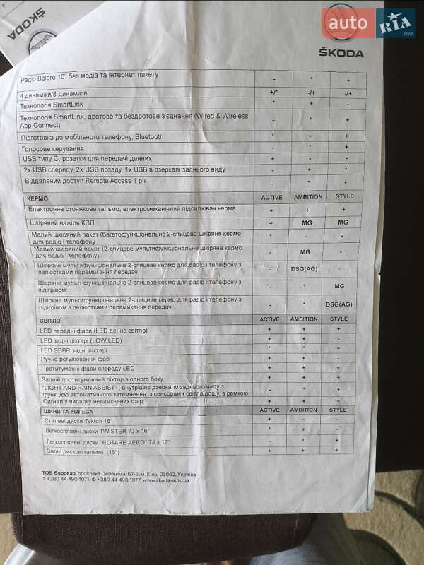 Лифтбек Skoda Octavia 2020 в Песчанке фото 57 Лифтбек Skoda Octavia 2020 в Песчанке
