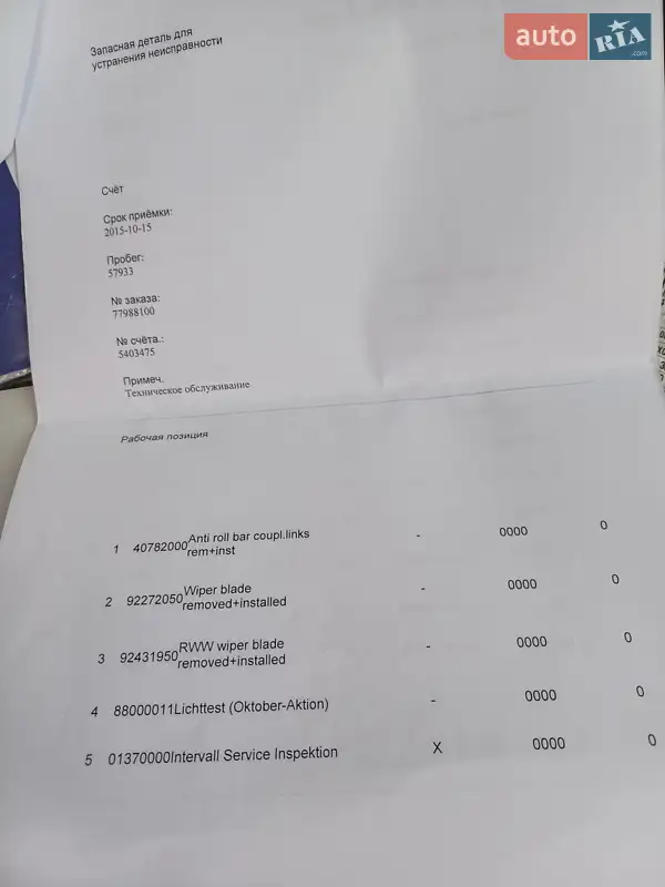 Універсал Skoda Octavia 2011 в Львові документ