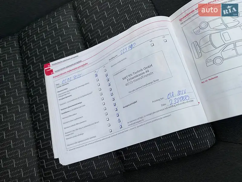 Универсал Skoda Octavia 2010 в Мукачево документ