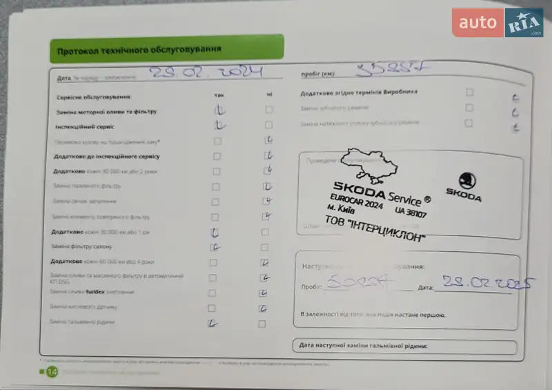 Ліфтбек Skoda Octavia 2021 в Києві документ