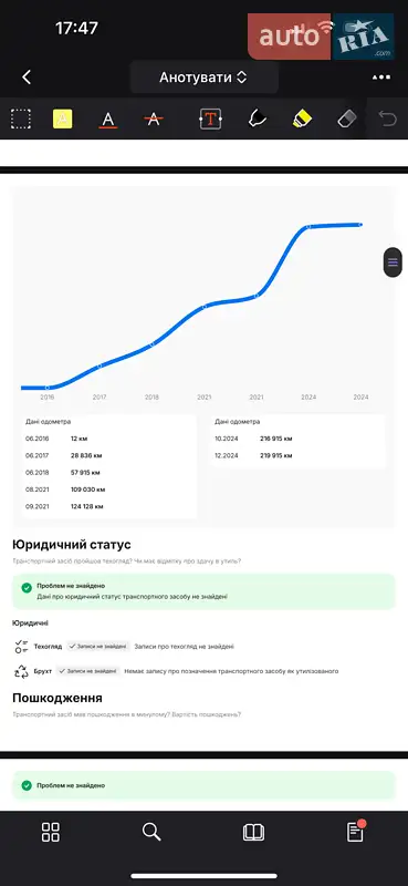 Универсал Skoda Octavia 2016 в Хмельницком документ