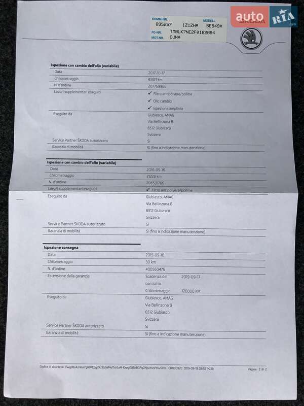 Универсал Skoda Octavia 2015 в Коростене