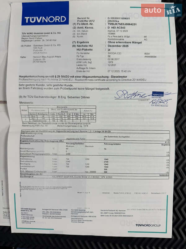 Универсал Skoda Octavia 2018 в Владимире