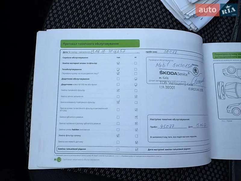 Лифтбек Skoda Octavia 2014 в Киеве документ