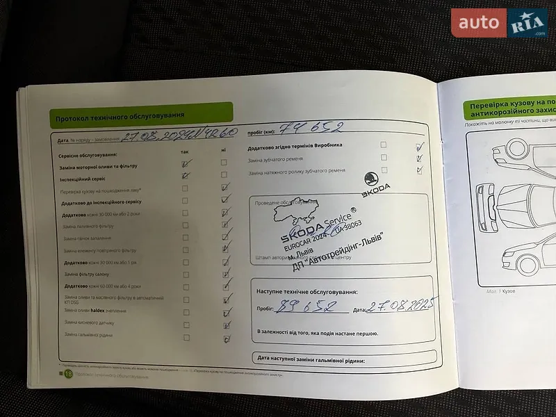 Лифтбек Skoda Octavia 2021 в Виннице документ