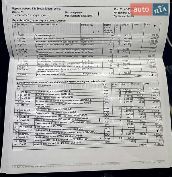 Универсал Skoda Superb 2019 в Ужгороде фото 56 Универсал Skoda Superb 2019 в Ужгороде