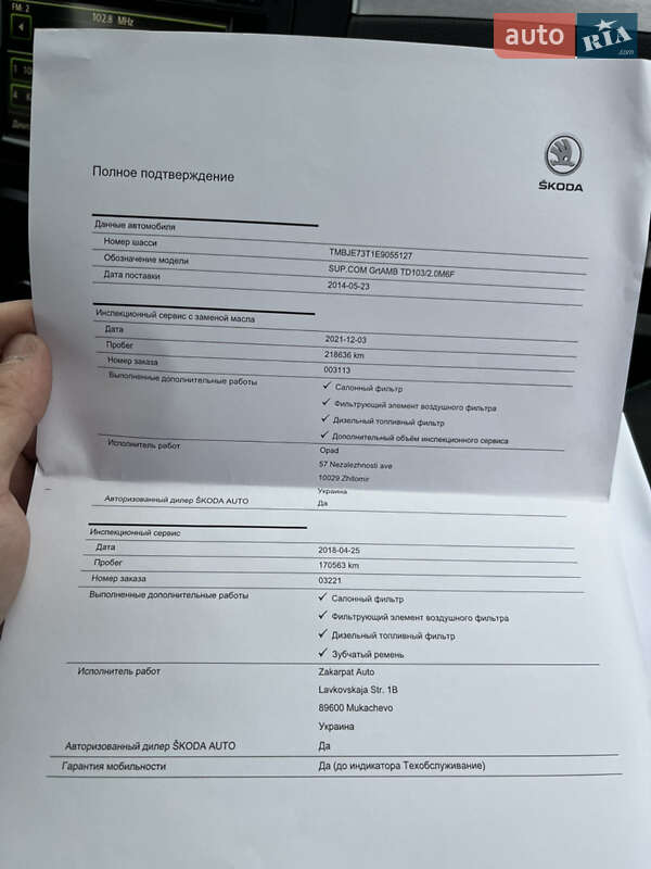 Универсал Skoda Superb 2014 в Коростене