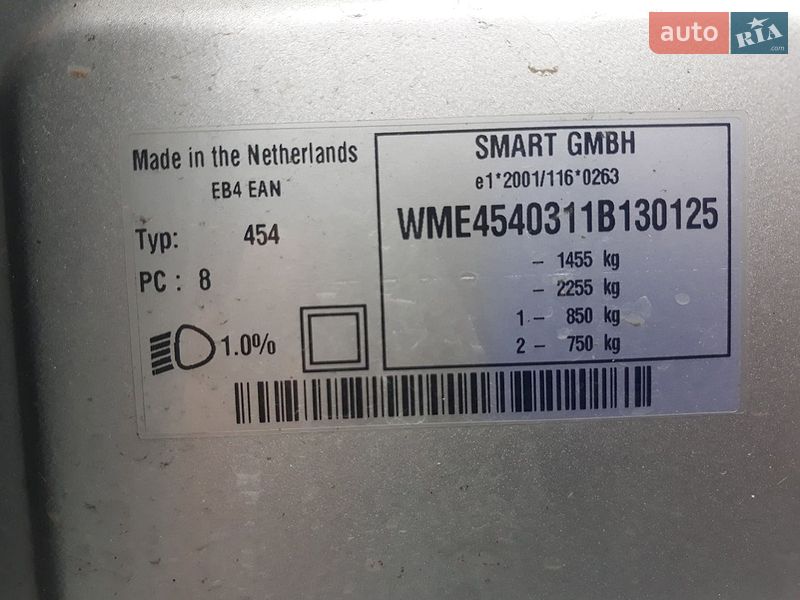 Хэтчбек Smart Forfour 2006 в Луцке