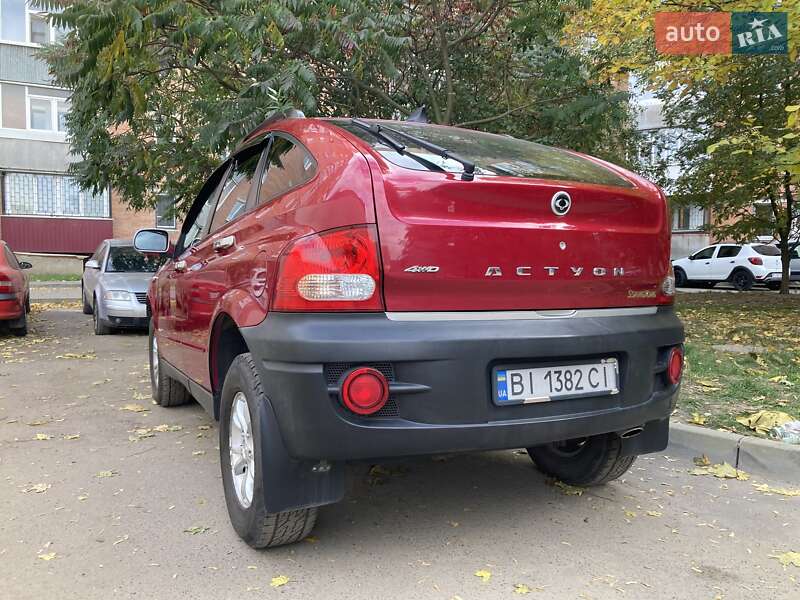 Внедорожник / Кроссовер SsangYong Actyon 2010 в Полтаве