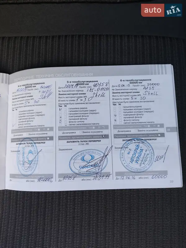 Внедорожник / Кроссовер SsangYong Korando 2012 в Киеве документ