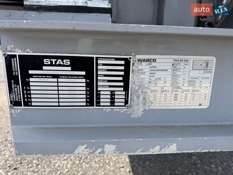 Самосвал полуприцеп STAS S34 2008 в Виннице