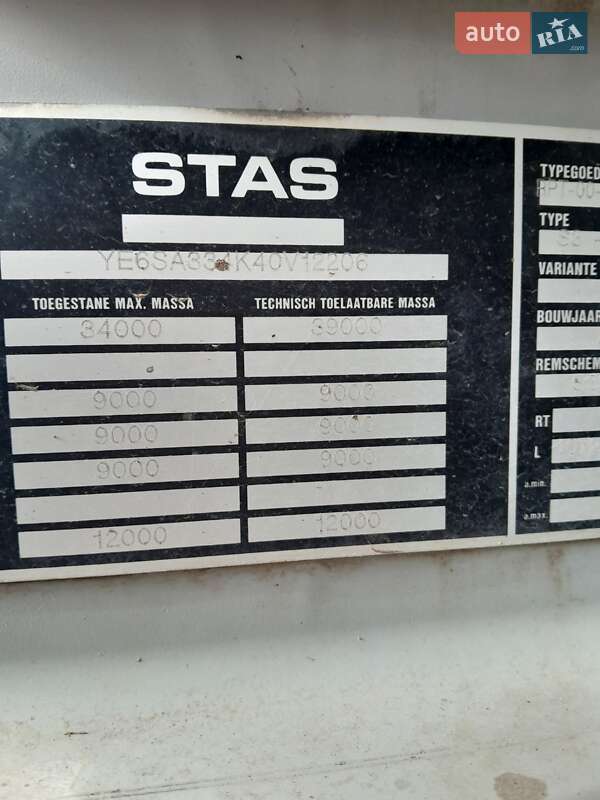 Самосвал полуприцеп STAS SA 334K 2004 в Теофиполе