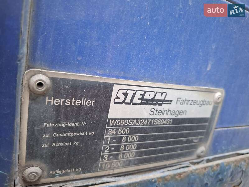 Тентованный борт (штора) - полуприцеп Stern SA334 2007 в Харькове