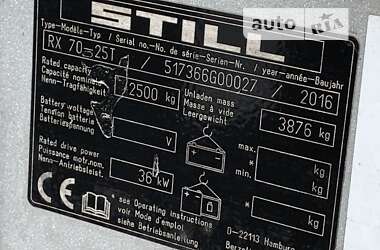 Вилочний навантажувач Still RX70-25 2016 в Києві