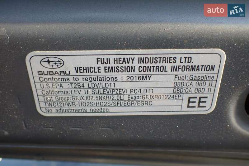 Позашляховик / Кросовер Subaru Crosstrek 2016 в Києві фото 2 Позашляховик / Кросовер Subaru Crosstrek 2016 в Києві