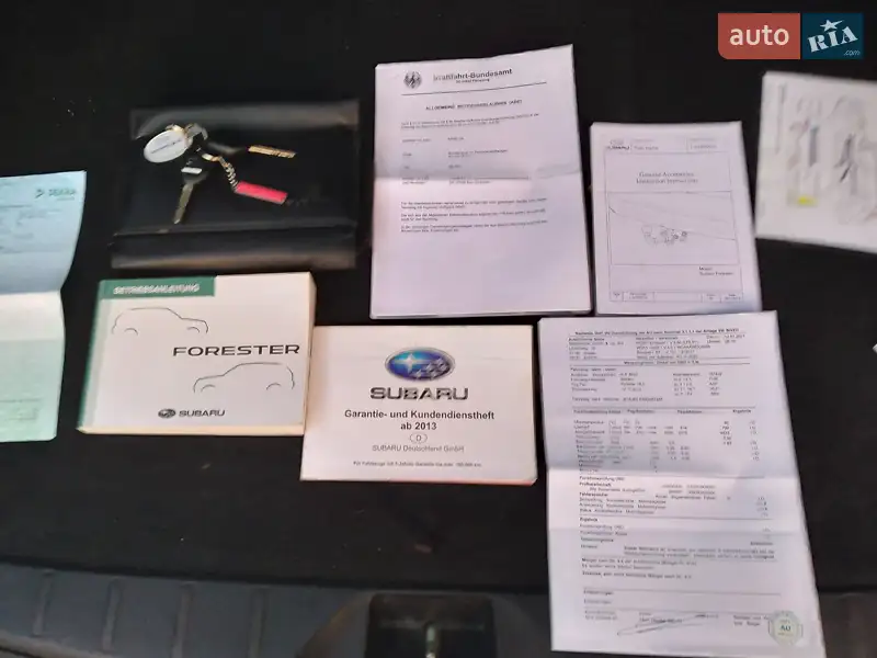 Внедорожник / Кроссовер Subaru Forester 2013 в Ходорове документ