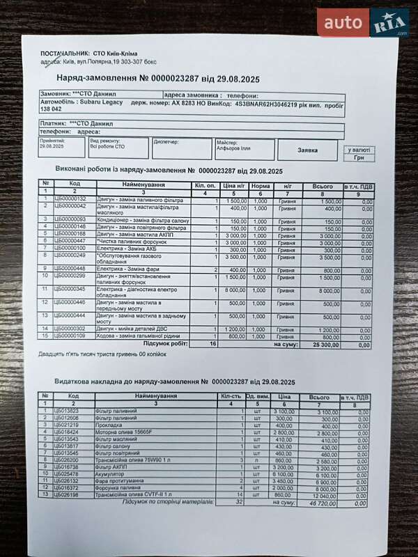 Седан Subaru Legacy 2017 в Киеве фото 12 Седан Subaru Legacy 2017 в Киеве