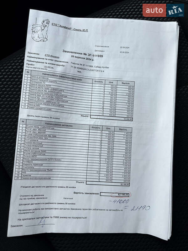 Универсал Subaru Outback 2018 в Днепре