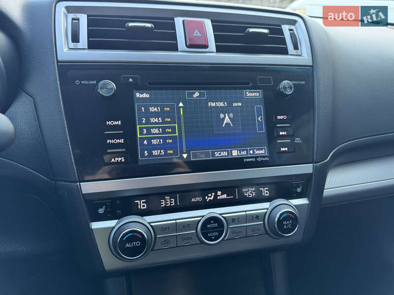 Универсал Subaru Outback 2016 в Черкассах фото 8 Универсал Subaru Outback 2016 в Черкассах