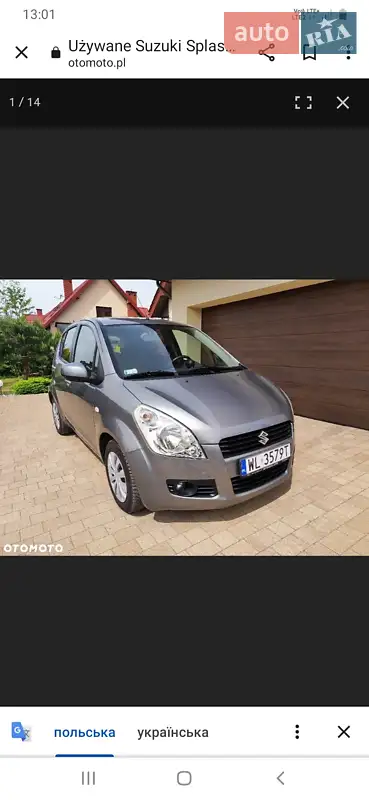 Хэтчбек Suzuki Splash 2010 в 