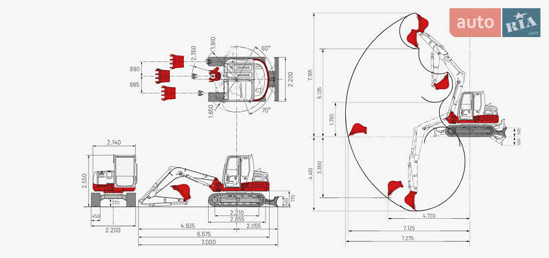 Миниэкскаватор Takeuchi TB 2019 в Мукачево фото 5 Миниэкскаватор Takeuchi TB 2019 в Мукачево