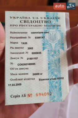 Самосвал Terex TA 2002 в 