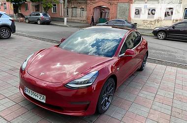 Автомобиль тесла красный цвет