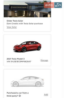 Седан Tesla Model 3 2020 в Киеве