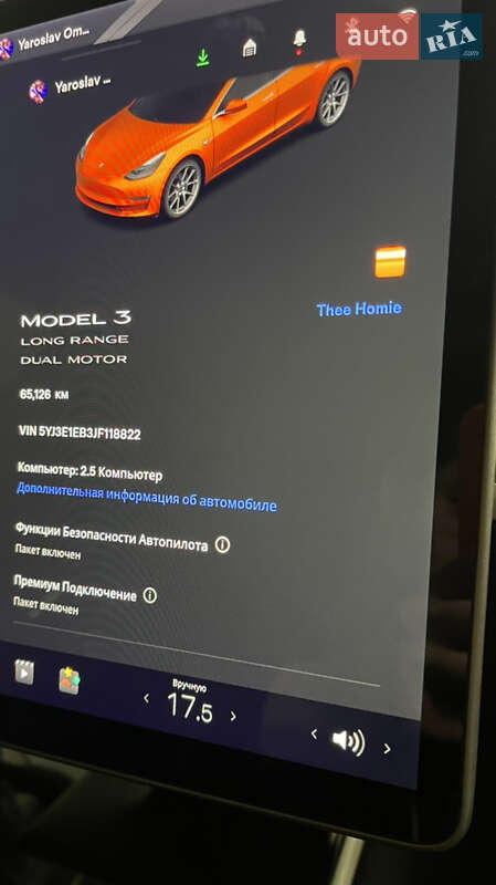 Седан Tesla Model 3 2018 в 