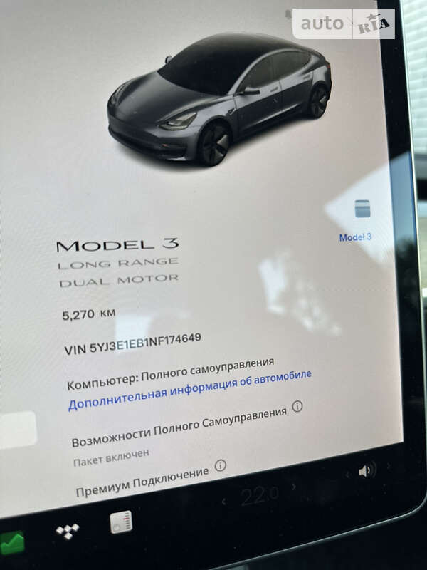 Седан Tesla Model 3 2022 в Житомире