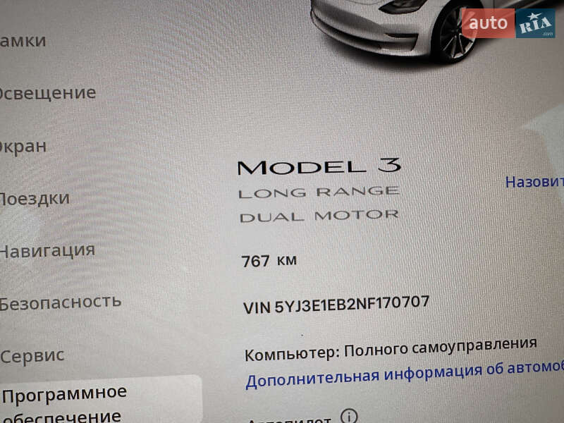 Седан Tesla Model 3 2022 в Ровно