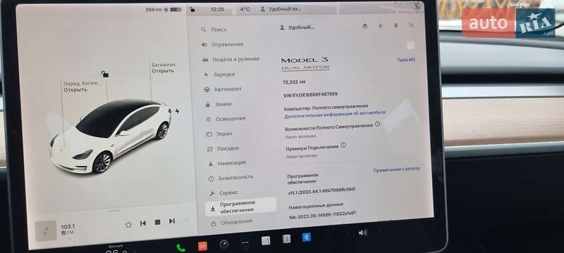 Седан Tesla Model 3 2019 в Киеве