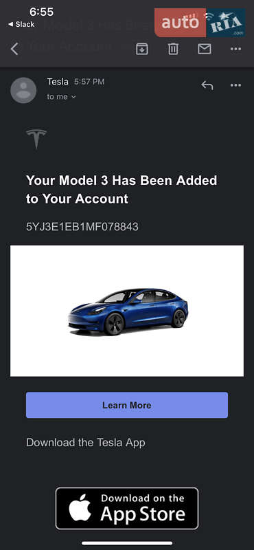 Седан Tesla Model 3 2021 в Ивано-Франковске