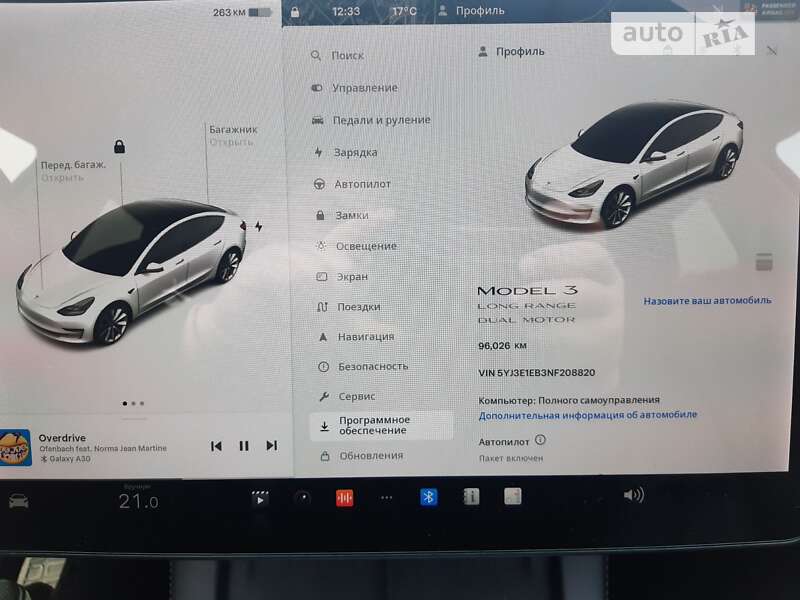 Седан Tesla Model 3 2022 в Дніпрі
