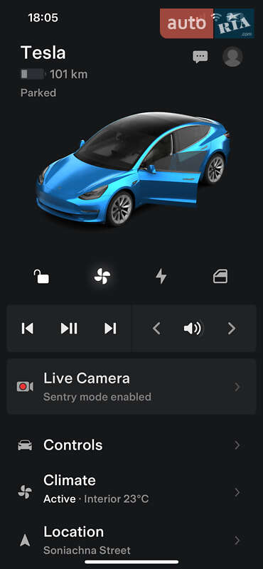 Седан Tesla Model 3 2018 в Одесі