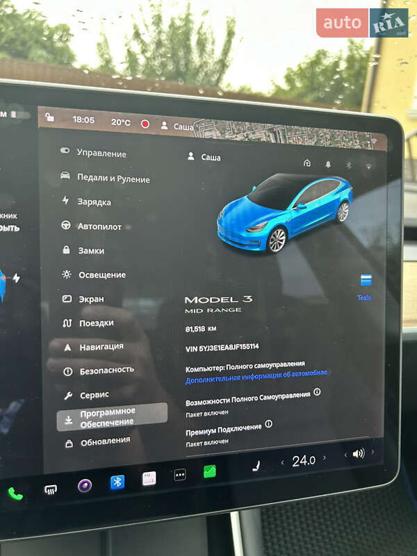 Седан Tesla Model 3 2018 в Одессе