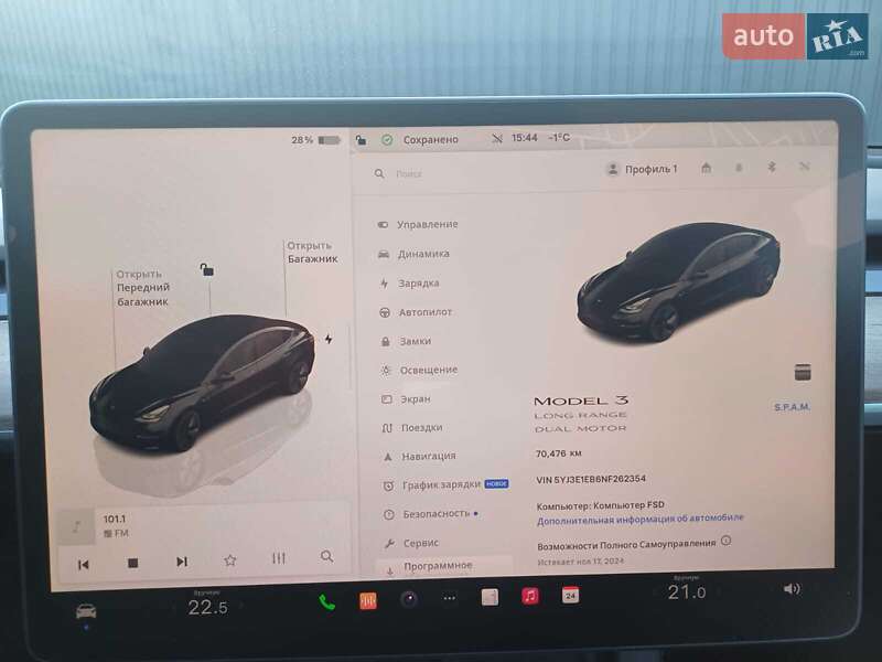Седан Tesla Model 3 2022 в Фастове