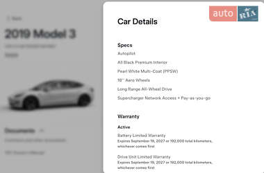 Седан Tesla Model 3 2019 в 