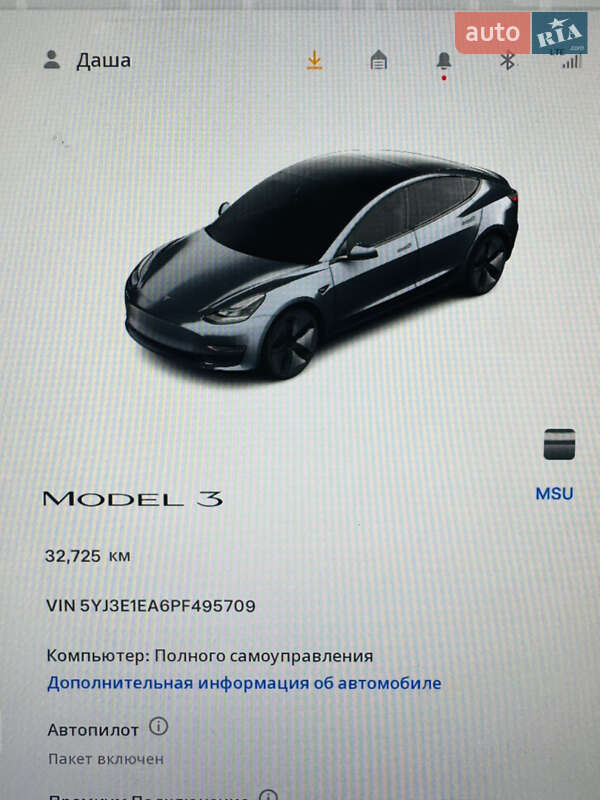 Седан Tesla Model 3 2023 в Кривом Роге