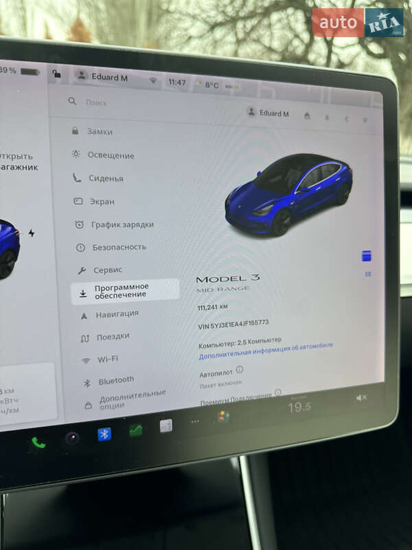 Седан Tesla Model 3 2018 в Одесі