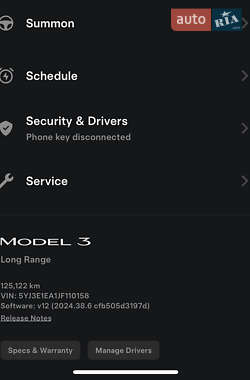 Седан Tesla Model 3 2018 в 