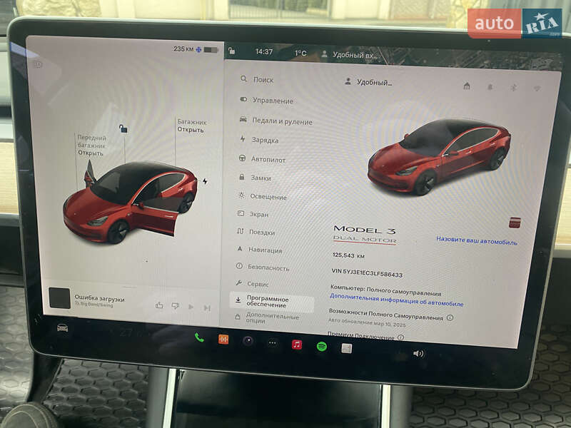 Седан Tesla Model 3 2019 в Самборе