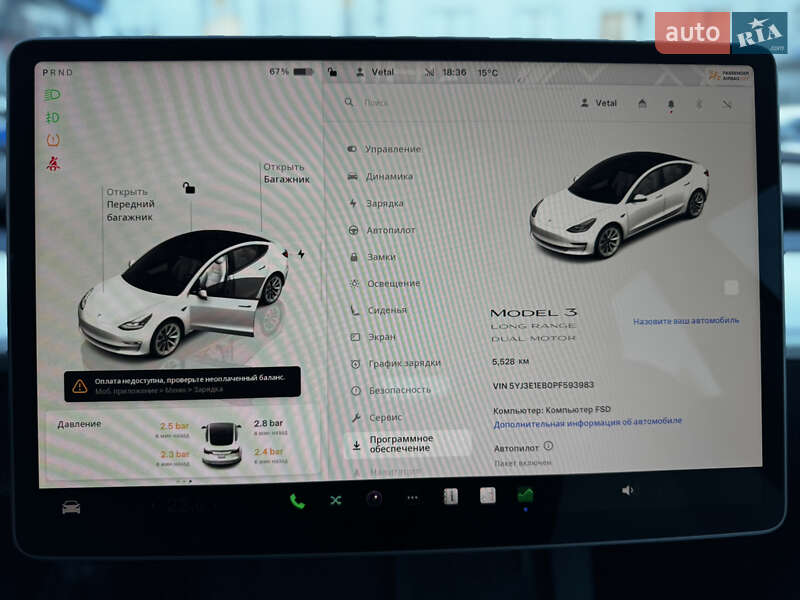 Седан Tesla Model 3 2023 в Житомирі