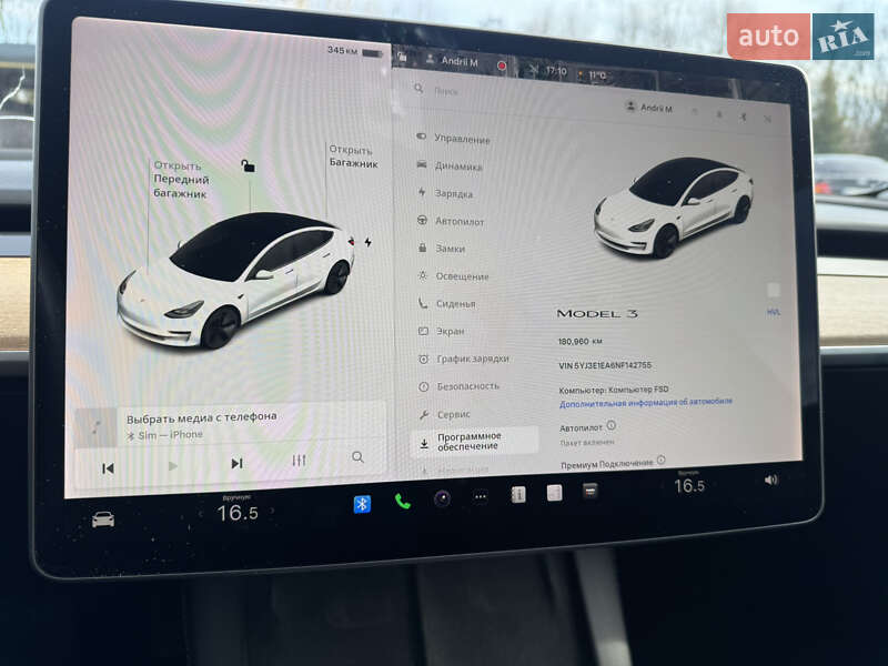 Седан Tesla Model 3 2021 в Львове