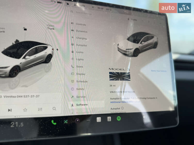 Седан Tesla Model 3 2024 в Виннице